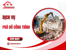 Dịch vụ phá dỡ công trình an toàn và chất lượng