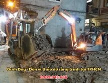 Đình Duy - Đơn vị tháo dỡ công trình tại TPHCM đáng tin cậy