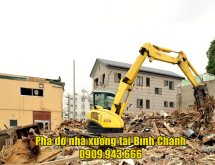 Phá dỡ nhà xưởng tại Bình Chánh uy tín