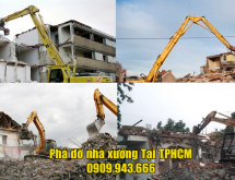 Phá dỡ nhà xưởng tại Tân Phú an toàn và nhanh chóng