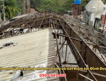 Thanh lý kho xưởng nhanh chóng và tiết kiệm tại Đình Duy