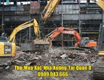 Thu mua xác nhà xưởng tại quận 8