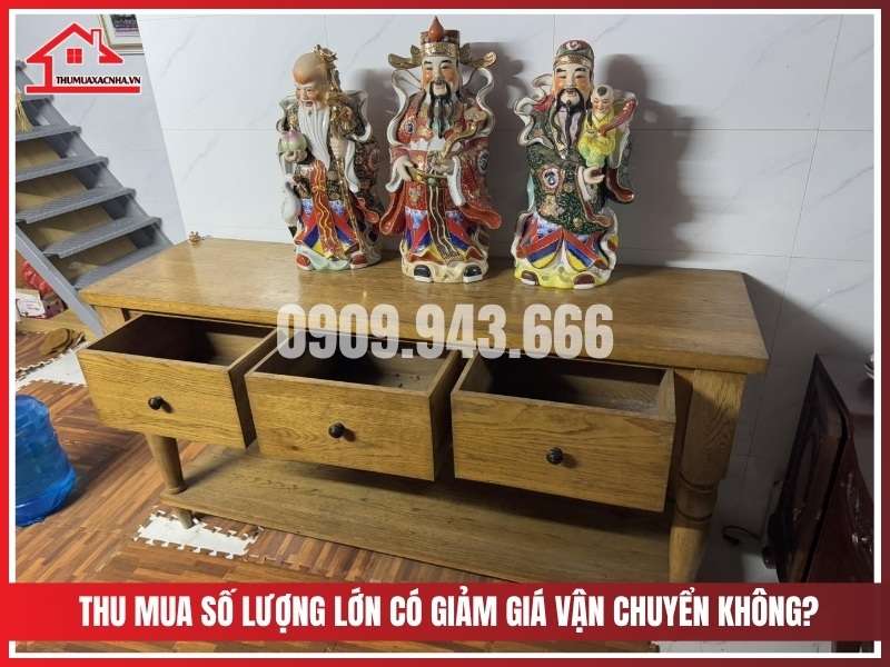 Thu mua so luong lon co giam gia van chuyen khong