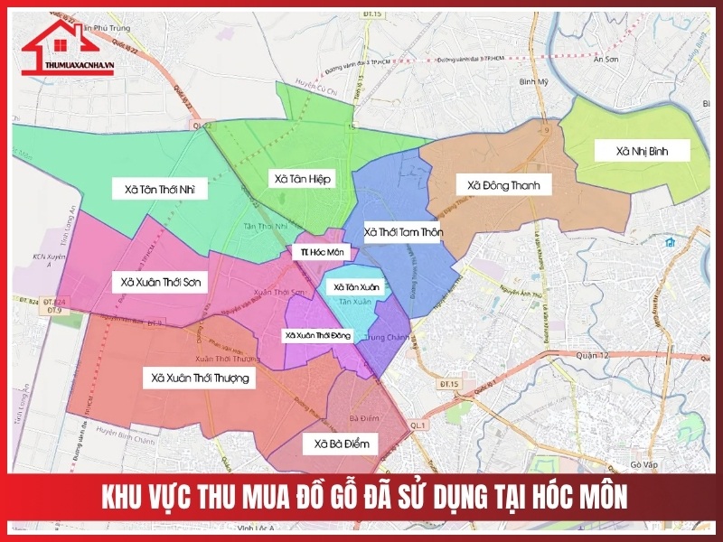 Khu vuc thu mua do go da su dung tai Hoc Mon