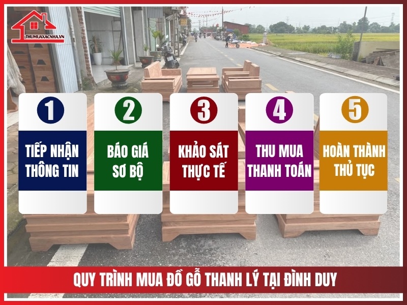 Quy trinh mua do go thanh ly tai Dinh Duy