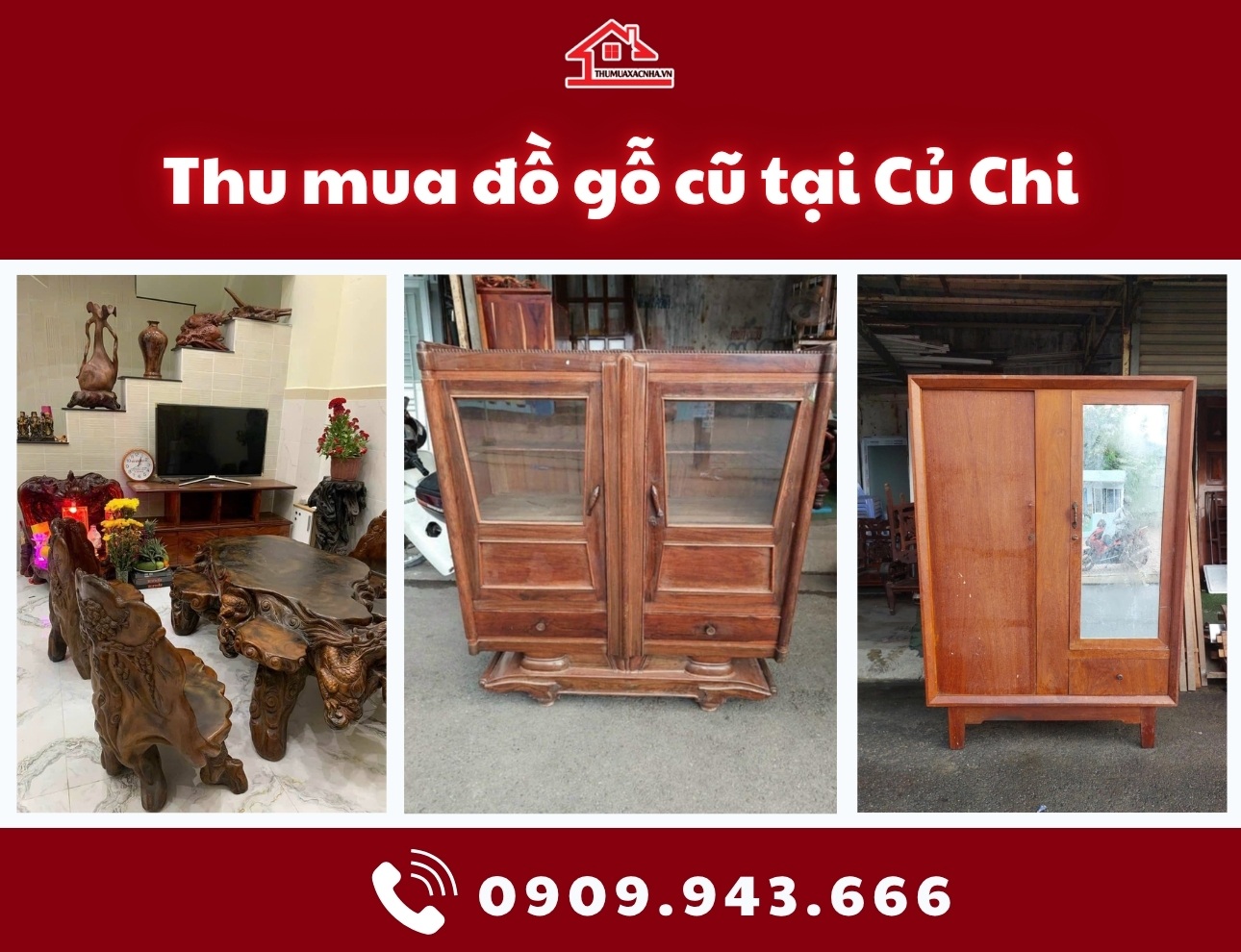 Thu mua do go cu tai Cu Chi