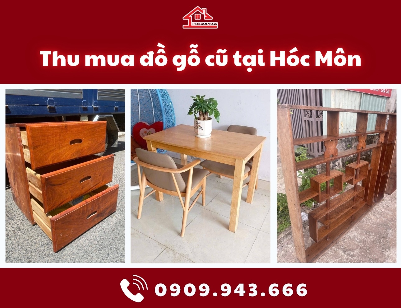 Thu mua do go cu tai Hoc Mon