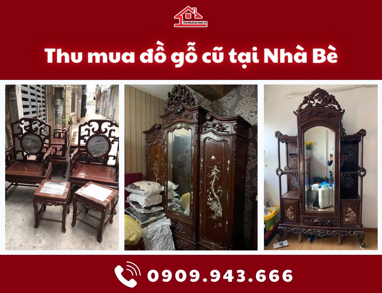 Thu mua do go cu tai Nha Be