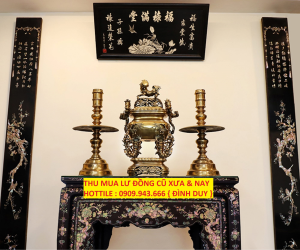 Thu mua lư đồng đỉnh đồng cũ xưa & nay