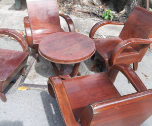 THU MUA BÀN GHẾ SALON THÙNG 